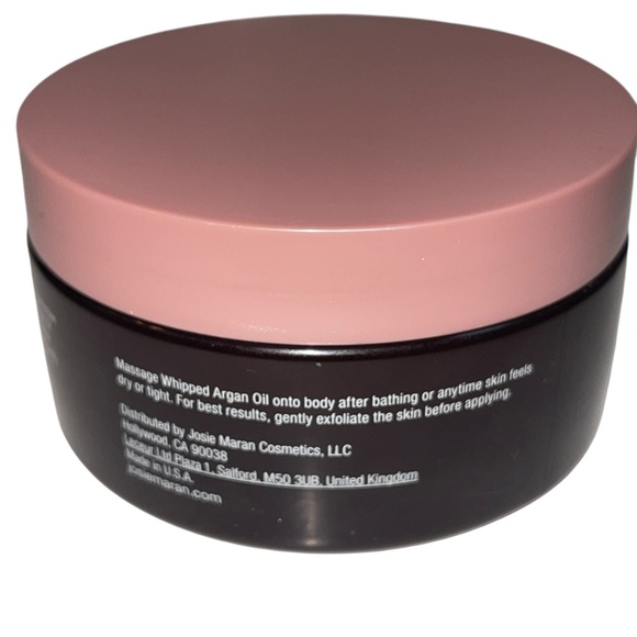 Josie Maran Whipped Argan Oil PEPPERMINT BARK Ultra-Hydrating Body Butter 8 oz. - Picture 3 of 6